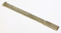 Lot 477 - A 9ct gold jarretière bracelet