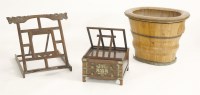 Lot 1171 - (WH) A Chinese hardwood dressing cabinet