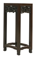 Lot 374 - A blackwood Vase Stand