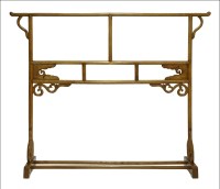 Lot 378 - A hardwood Garment Rail (Yijia)