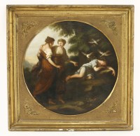 Lot 309 - Manner of Angelica Kauffmann
A CLASSICAL SUBJECT
Oil on canvas
