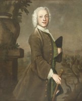 Lot 313 - Circle of Thomas Hudson (1701-1779) PORTRAIT OF A YOUNG GENTLEMAN