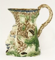 Lot 1 - A Whieldon glaze John Voyez 'Fair Hebe' Jug