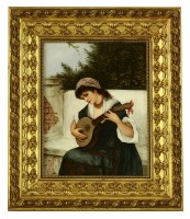 Lot 44 - An earthenware Plaque