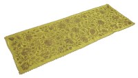 Lot 83 - A golden yellow silk altar cloth