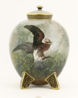 Lot 35 - A Minton pottery Vase and Cover
