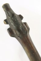 Lot 79 - A massive Fijian waka rootstock club