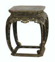 Lot 371 - An attractive lacquer Vase Stand