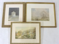 Lot 450 - A quantity of 19th and 20th century watercolours and oil paintings