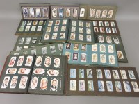 Lot 196 - Ten albums of various cigarette cards