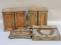 Lot 355 - A smoker's cabinet