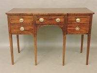 Lot 746 - A 19th century mahogany sideboard