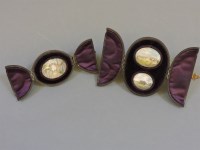 Lot 149 - A set of 19th century architectural watercolour miniatures