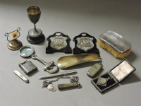 Lot 181 - Various small silver items