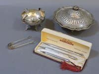 Lot 228 - Three silver propelling pencils