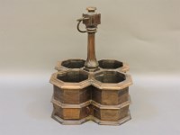 Lot 431 - A mahogany bottle carrier