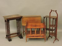 Lot 673 - A quartetto nest of tables