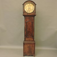 Lot 775 - A 19th century mahogany Scottish longcase clock