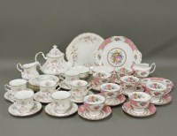 Lot 498A - A Paragon 'Victorian Rose' teaset
