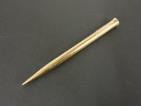 Lot 118 - A Sampson Mordan & Co 9ct gold propelling pencil