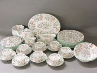 Lot 507 - A Minton 'Haddon Hall' pattern dinner and tea service