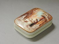 Lot 137 - A Russian Fedoskino lacquer box
