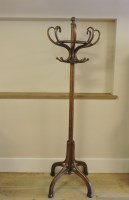 Lot 599 - A bentwood hat stand