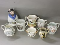 Lot 269 - A collection of 19th century pottery