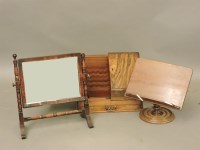 Lot 695 - A Victorian walnut stationery box