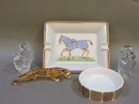 Lot 242 - An Hermès ashtray