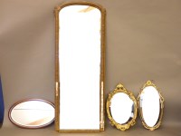 Lot 685 - A large Victorian gesso mirror