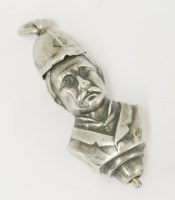 Lot 252 - A Victorian silver novelty propelling pencil