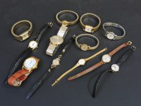 Lot 125 - A collection of costume jewellery watches