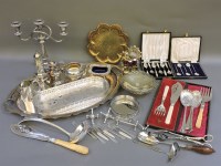 Lot 374 - A quantity of silver plate