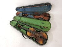 Lot 429 - Two modern violins