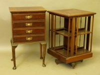 Lot 671 - A Victorian music cabinet