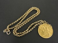 Lot 35 - An 1887 gold £2 coin