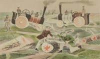 Lot 326 - Michael Rothenstein RA (1908-1993)
TIMBER FELLING IN ESSEX