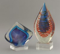 Lot 488 - Two Murano coloured glass ornaments