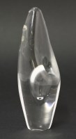 Lot 477 - An 'Orchidea' solifleur clear glass vase