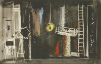 Lot 346 - John Piper (1903-1992) 
'DECOR FOR 'DANCING'
Inscribed in ink verso 'John Piper