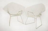 Lot 487 - A pair of 'Diamond' armchairs