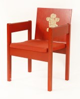Lot 464 - A Prince of Wales Investiture chair