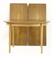 Lot 467 - A Danish teak dining table