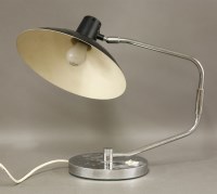 Lot 470 - A chrome desk lamp