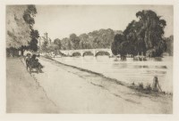 Lot 334 - Cyril Henry Barraud (1877-1965)
THE THAMES AT RICHMOND
Etching