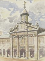 Lot 373 - Edwin La Dell (1914-1970)
A 17TH CENTURY CITY BUILDING
Signed l.r.