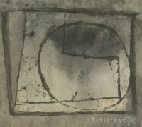 Lot 415 - Roy Turner Durrant (1925-1998)
'INSCAPE (LAVENHAM CHURCH AND MOON)'
Inscribed and dated 1978