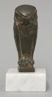 Lot 160 - A gilt bronze owl