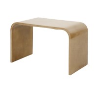 Lot 491 - An Aldo Tura lacquered goatskin side table
